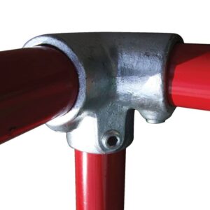 Q Clamp 3 way 90 degree elbow 128
