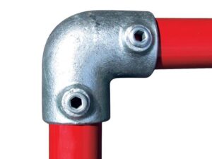 Q Clamp 90 degree 2 way elbow 125-4