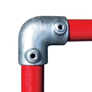 Q Clamp 90 degree 2 way elbow 125-4