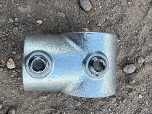 Q-Clamp short tee 90-degree 101-4