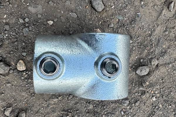 Q-Clamp short tee 90-degree 101-4