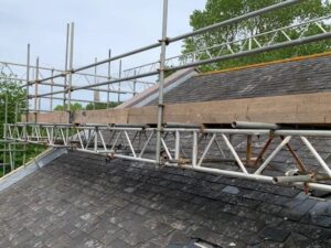 Scaffold bridge beam