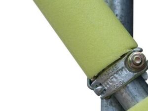 Scaffold pole protection foam