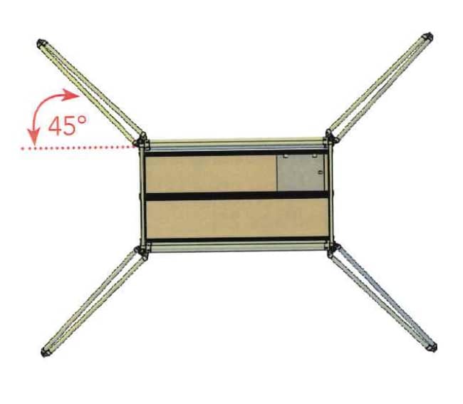 Scaffold tower stabilisers
