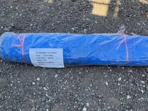 50m long roll of blue debris netting