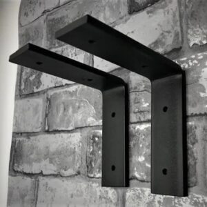 Pair of scaffold board shelf brackets Pair of scaffold board shelf brackets