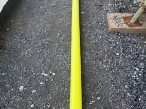 Single scaffold tube protection foam