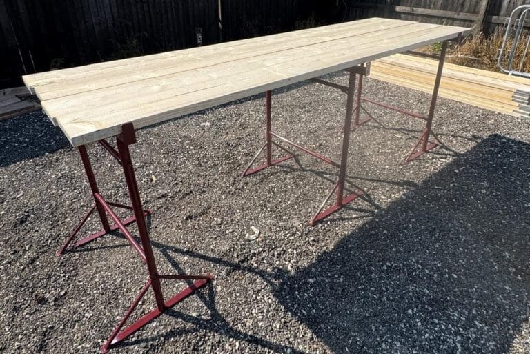 Boards and trestles for sale