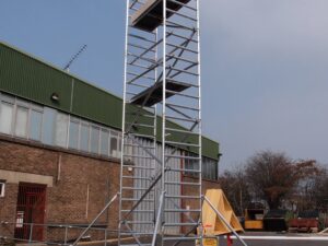 Aluminium scaffold towers