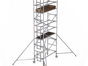 Movable aluminium scaffolding tower
