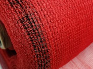Red debris netting