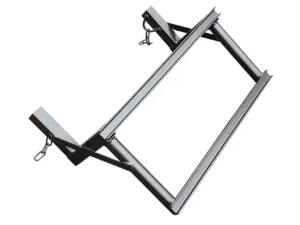 Rubbish chute fixing frame