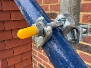 Scaffold thread cap fitting covers