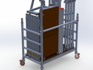 Single-person scaffold tower