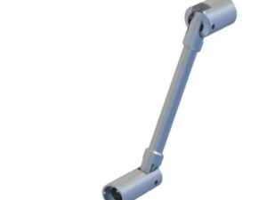 One-way security spanner for anti-tamper fence bolts with a 7/16" wrench the other end.