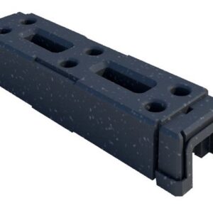 Heras fencing rubber feet 16kg 16kg recycled rubber Heras fencing foot with anti-slip design