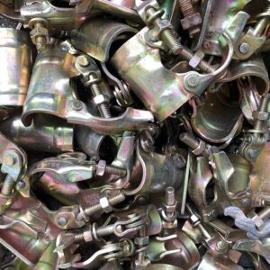 Galvanised scaffold fittings for sale – BS EN74 right angle & swivel couplers and many more.