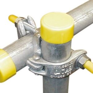 Full range of scaffold accessories for sale – tube end caps, gin wheel. tube foam and safety items