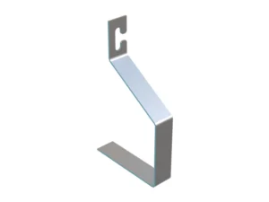 Galvanised steel anti-lifting bracket for Heras temporary fencing panels – a security device that prevents panels from being lifted out of the fence feet, enhancing site stability and tamper resistance in construction and event perimeters
