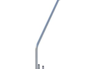 Ballast block stabiliser – heavy-duty metal brace for temporary fencing with 50kg ballast block holder
