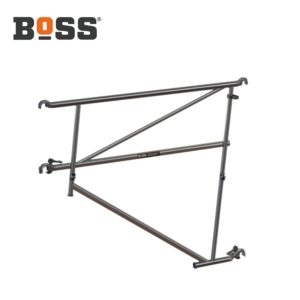 Boss camlock agr mk2 advance guardrail frames 1.8m and 2.5m BoSS Camlock AGR MK2 Advance Guardrail Frames showing a 1.8m (36361500) aluminium components for mobile access tower safety and rigidity