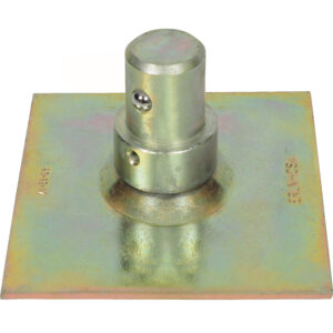 BoSS swivel base plate 33041300 main BoSS Swivel Base Plate (33041300) - Durable steel swivel base with insert pin for BoSS aluminium access towers