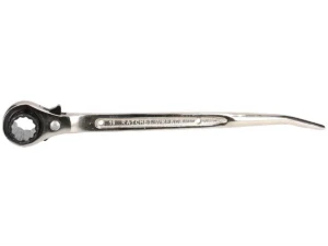 Economy 19/21mm reversible ratchet podger spanner with tapered point – 240mm Chrome Vanadium