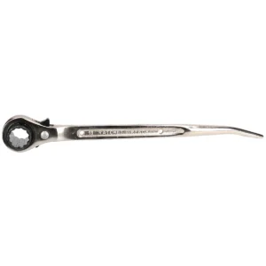 Economy 19/21mm reversible ratchet podger spanner with tapered point – 240mm Chrome Vanadium