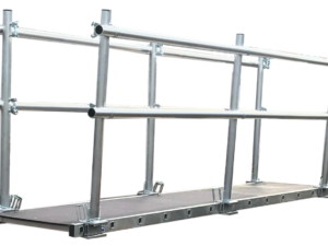 Range of 600mm wide aluminium staging boards in various lengths from 2.44m to 5.95m - lightweight BS 2037 Class 1 scaffold platforms