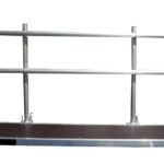 600mm Staging Board With Single Sided Handrails
